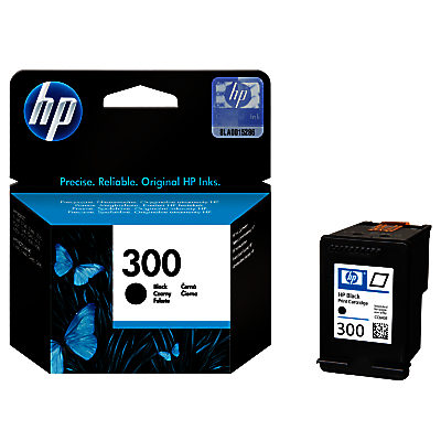 HP 300 Inkjet Cartridge, Black, CC640EE